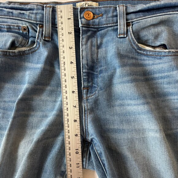 J.Crew Slim Broken-In Boyfriend Jeans – Size 28 – Ripped Knees, Frayed Hem - Picture 10 of 14